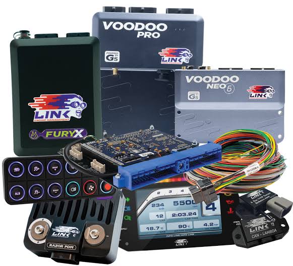 Link ECU engine management range — standalone ECUs, dashes, CAN keypads, PDM and wiring looms