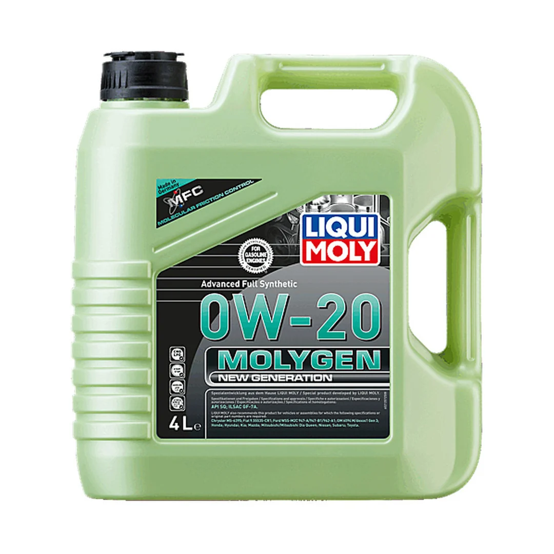 Liqui Moly Molygen New Generation 0W-20 engine oil bottle, 4L