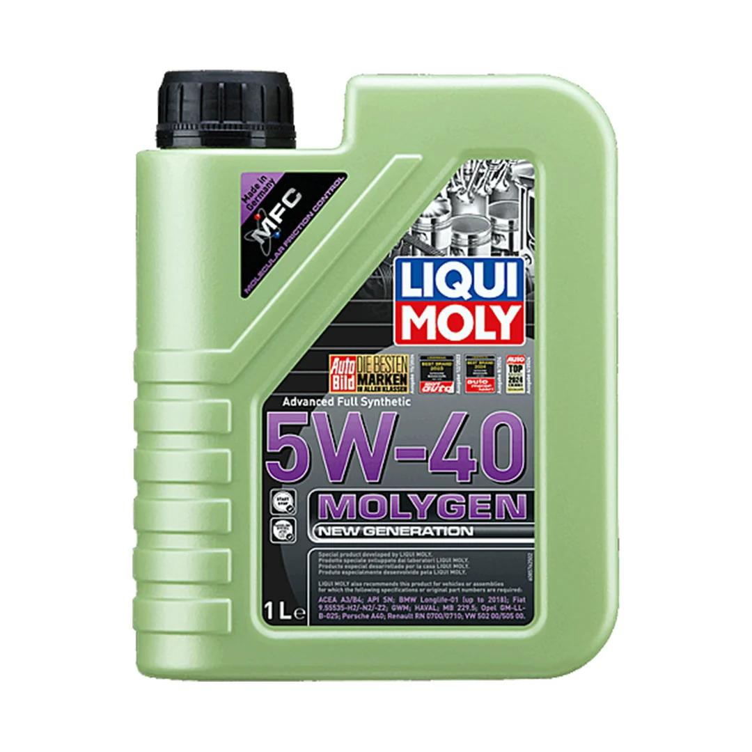 Liqui Moly Molygen New Generation 5W-40 engine oil bottle