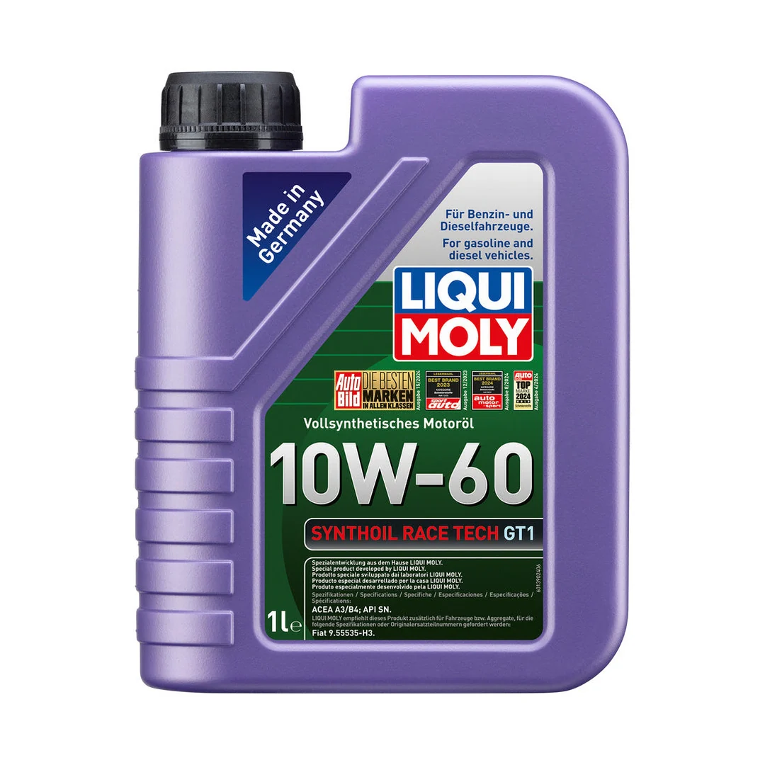 Liqui Moly Synthoil Race Tech GT1 10W-60 engine oil bottle