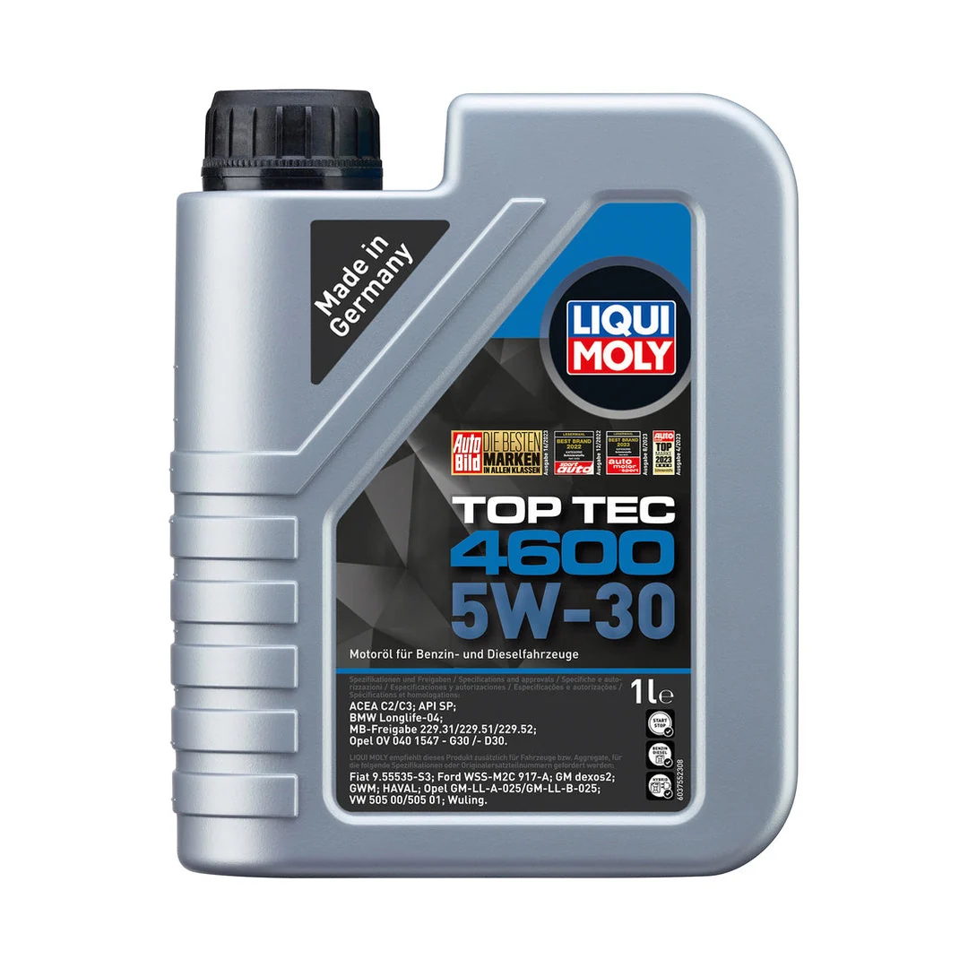 Liqui Moly Top Tec 4600 5W-30 engine oil bottle